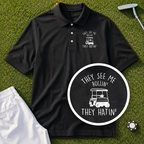 They See Me Rollin Performance Polo