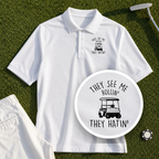 They See Me Rollin Performance Polo