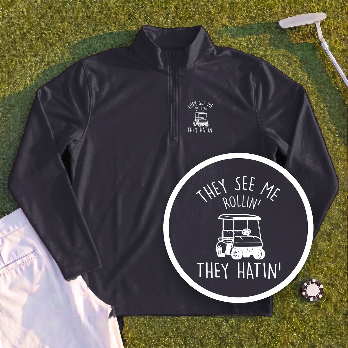 They See Me Rollin Quarter Zip