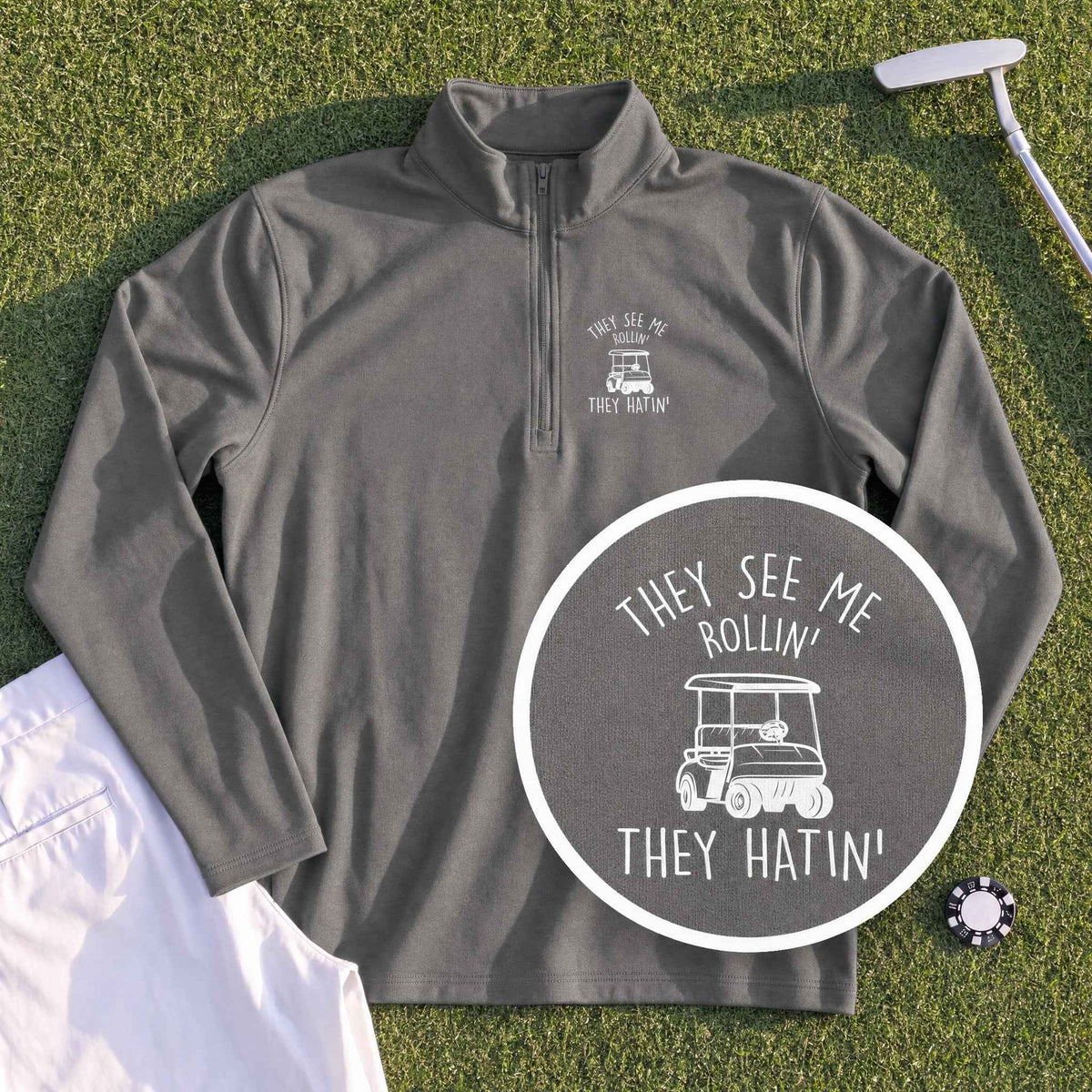 They See Me Rollin Quarter Zip