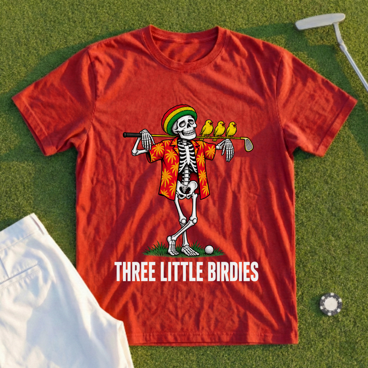 Three Little Birdies, Island Skeleton Tee