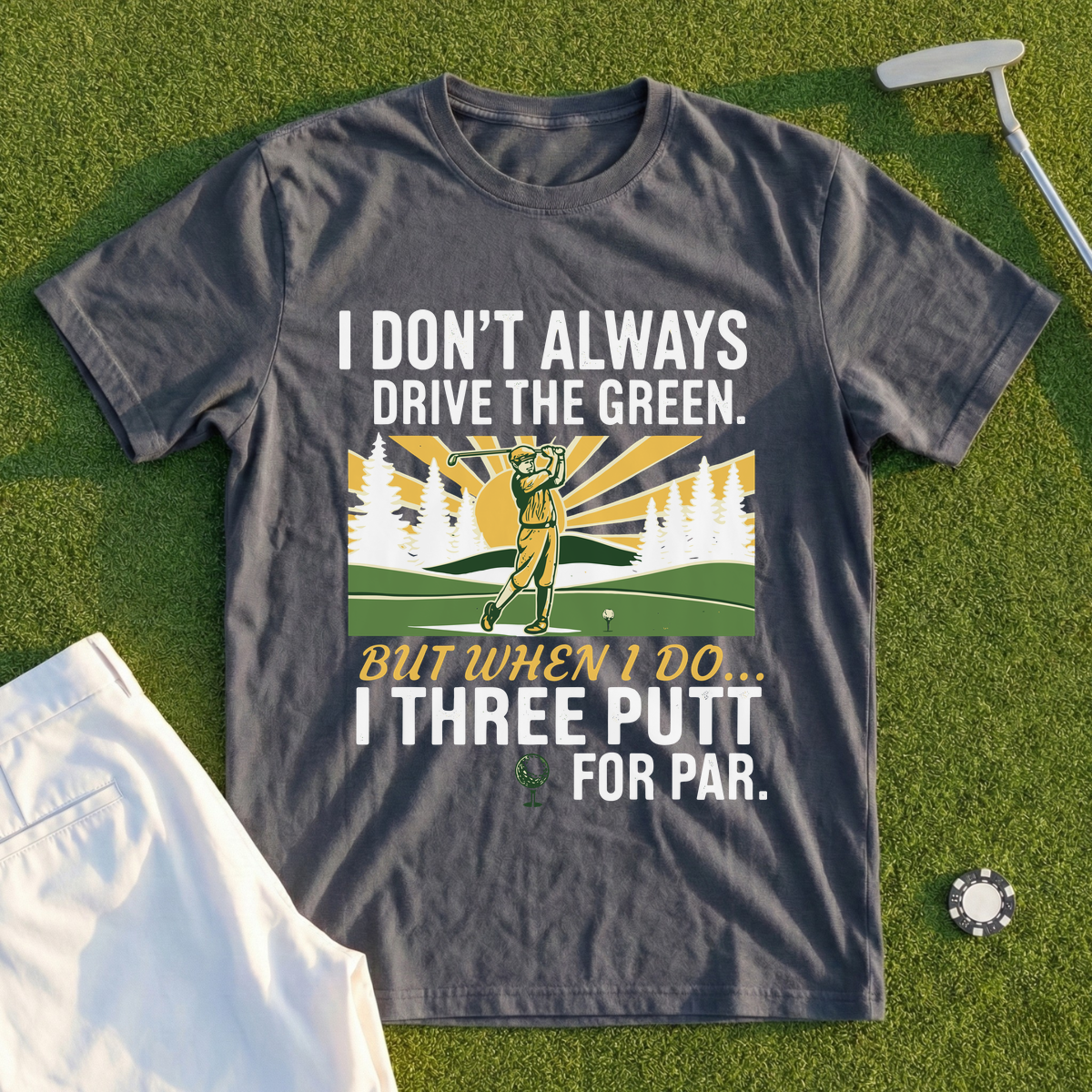 Three Putt for Par Tee