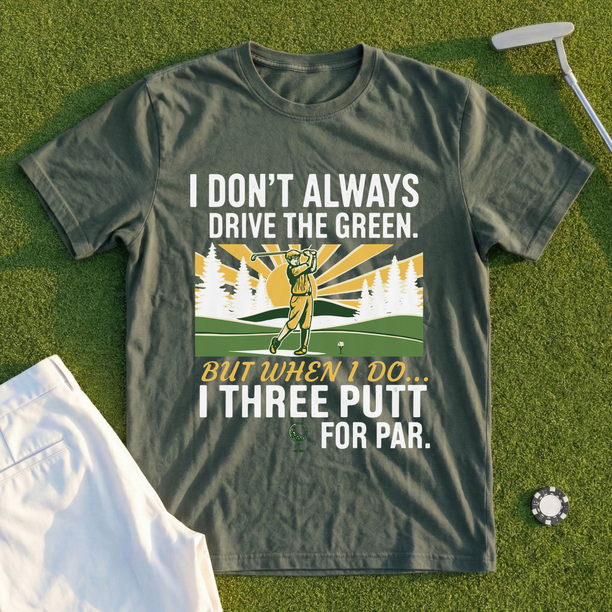 Three Putt for Par Tee