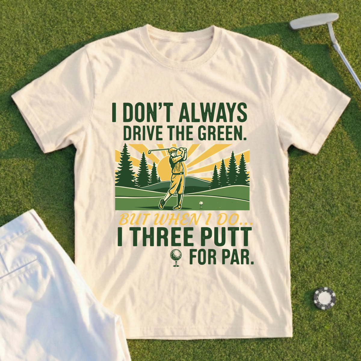 Three Putt for Par Tee