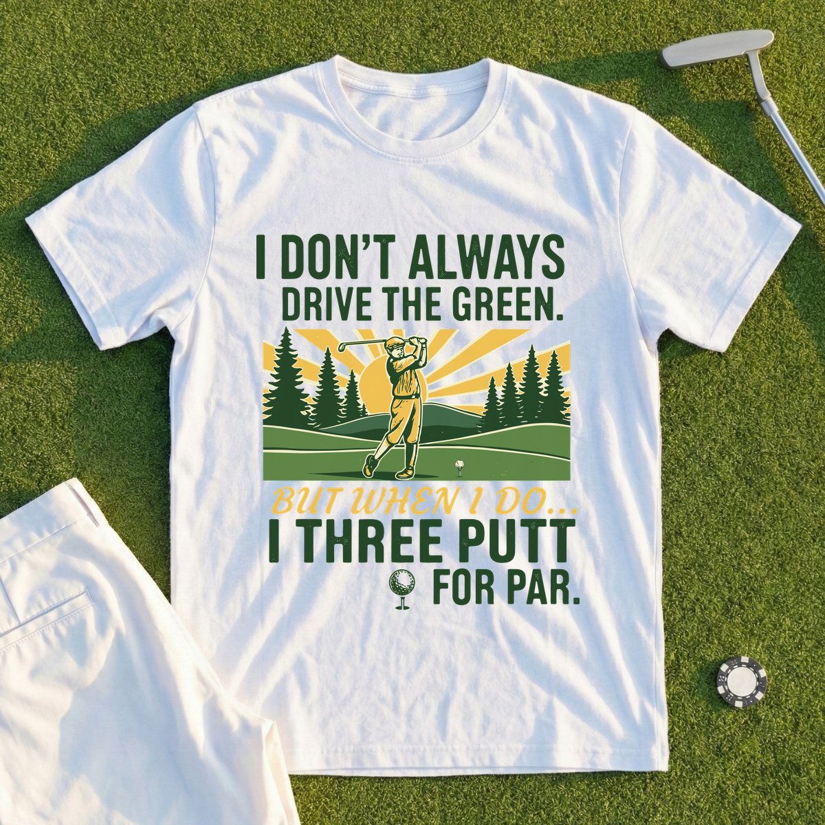 Three Putt for Par Tee