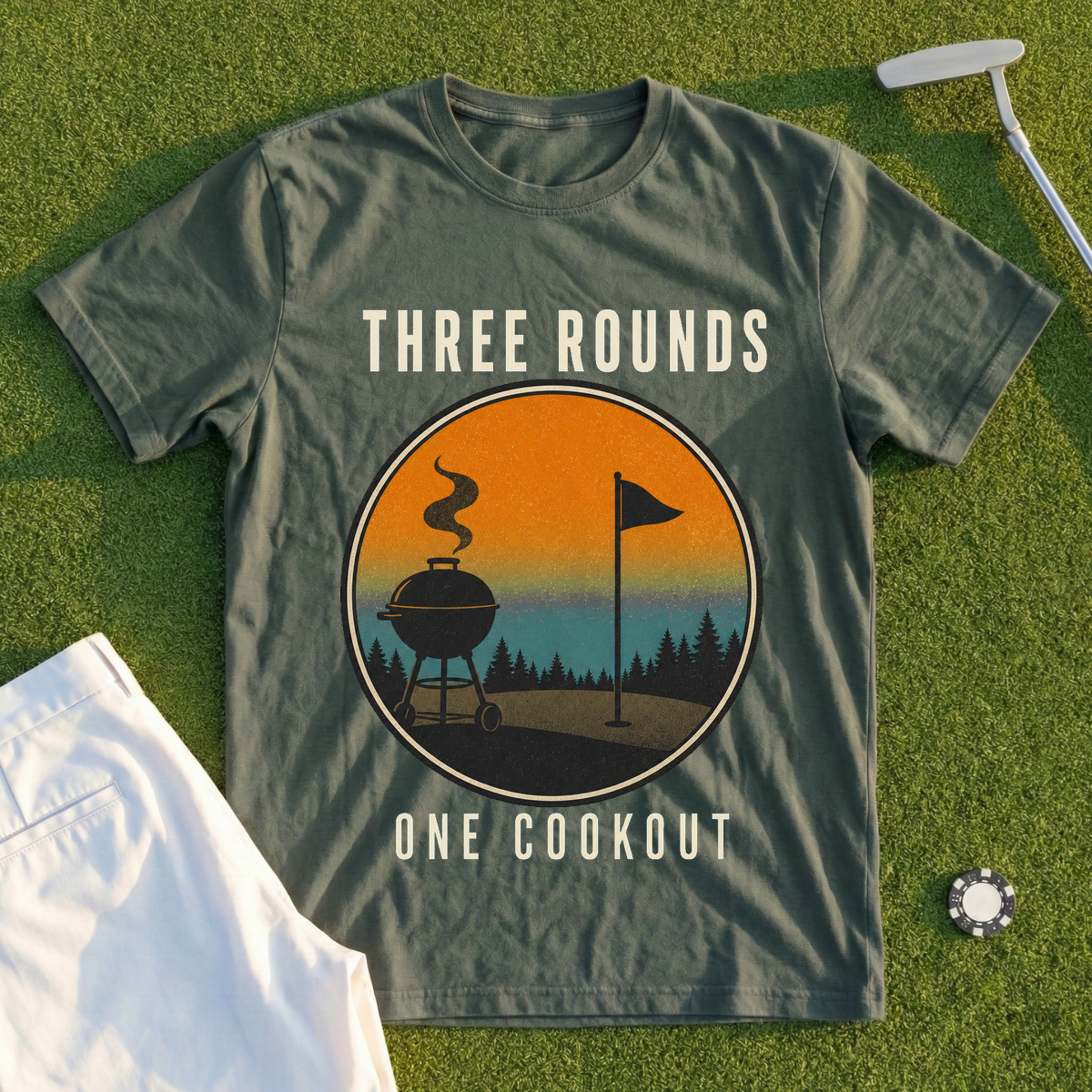 Three Rounds One Cookout Tee