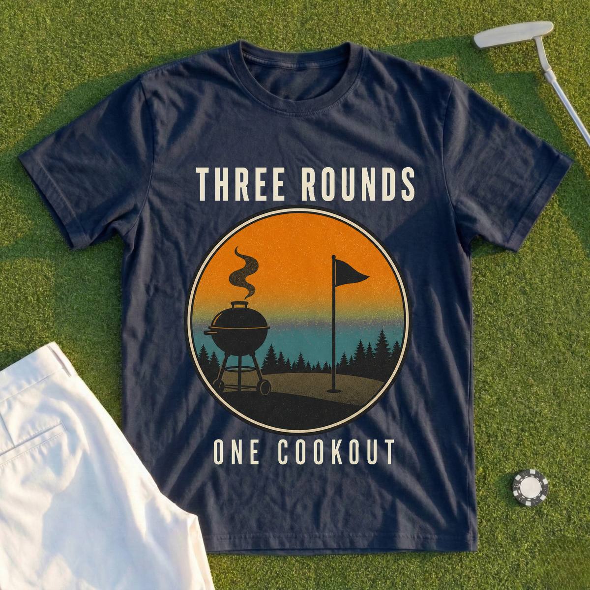 Three Rounds One Cookout Tee