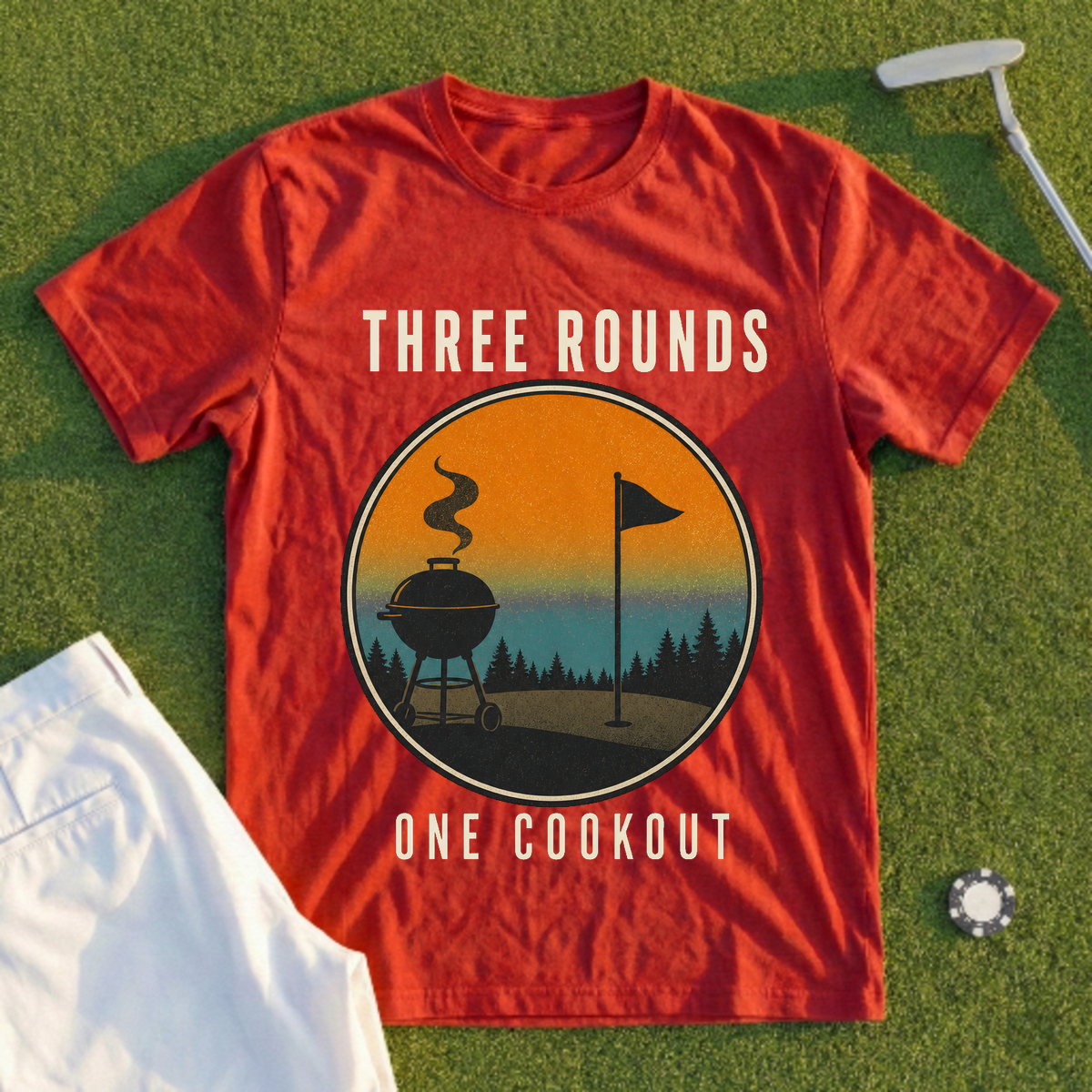 Three Rounds One Cookout Tee