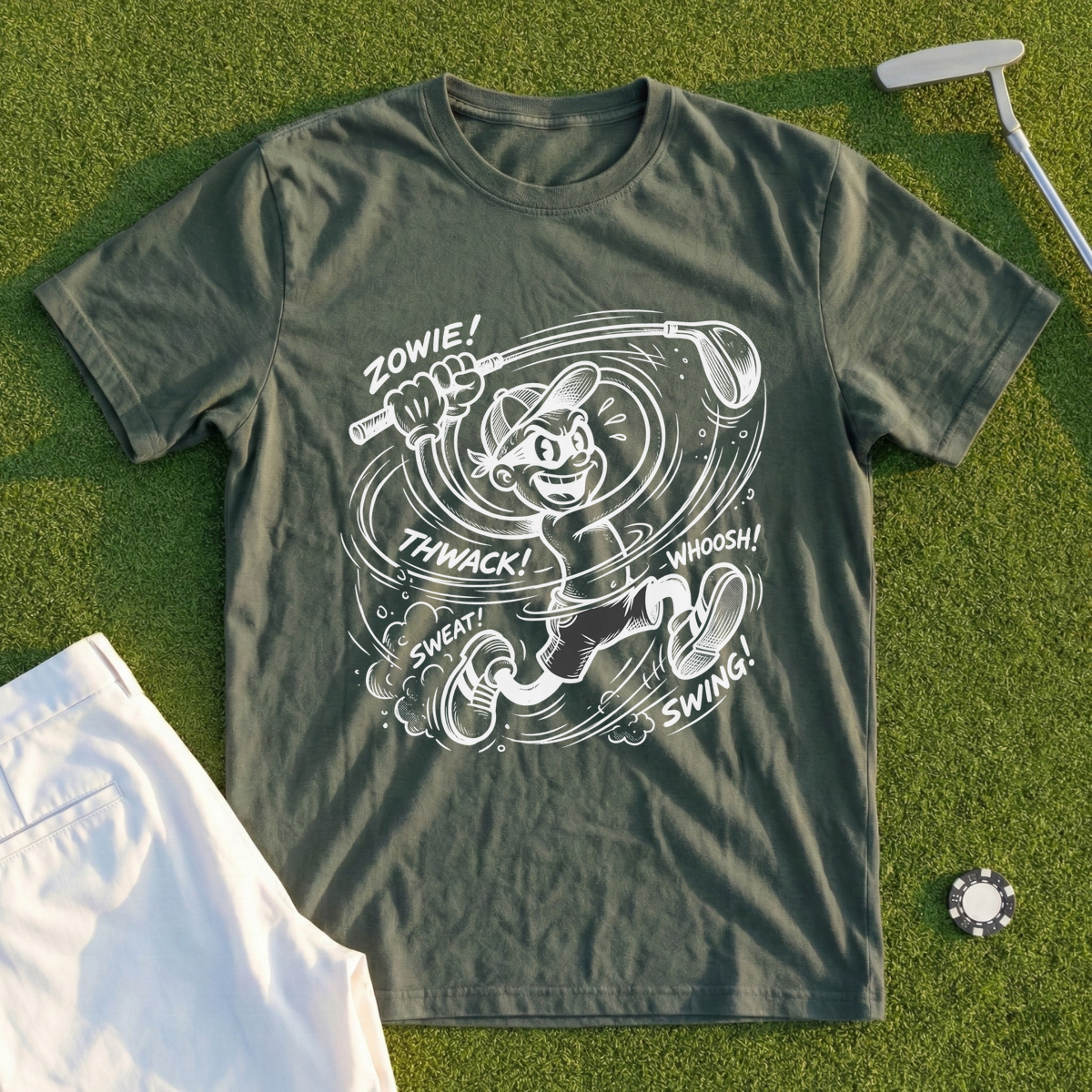Thwack Whoosh Swing Tee