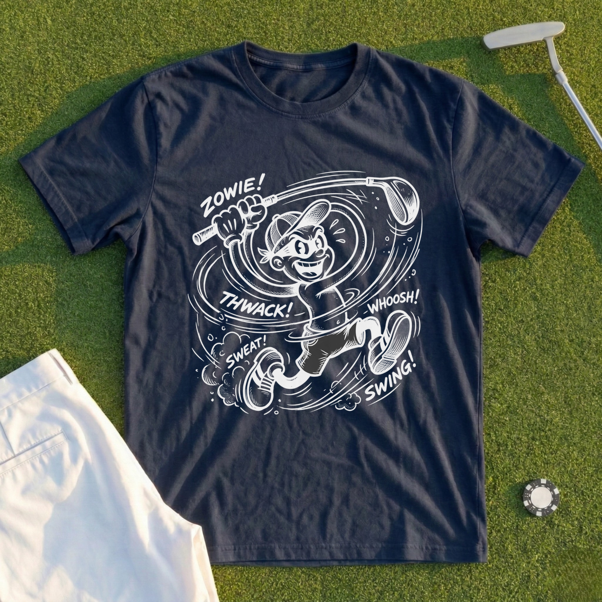 Thwack Whoosh Swing Tee