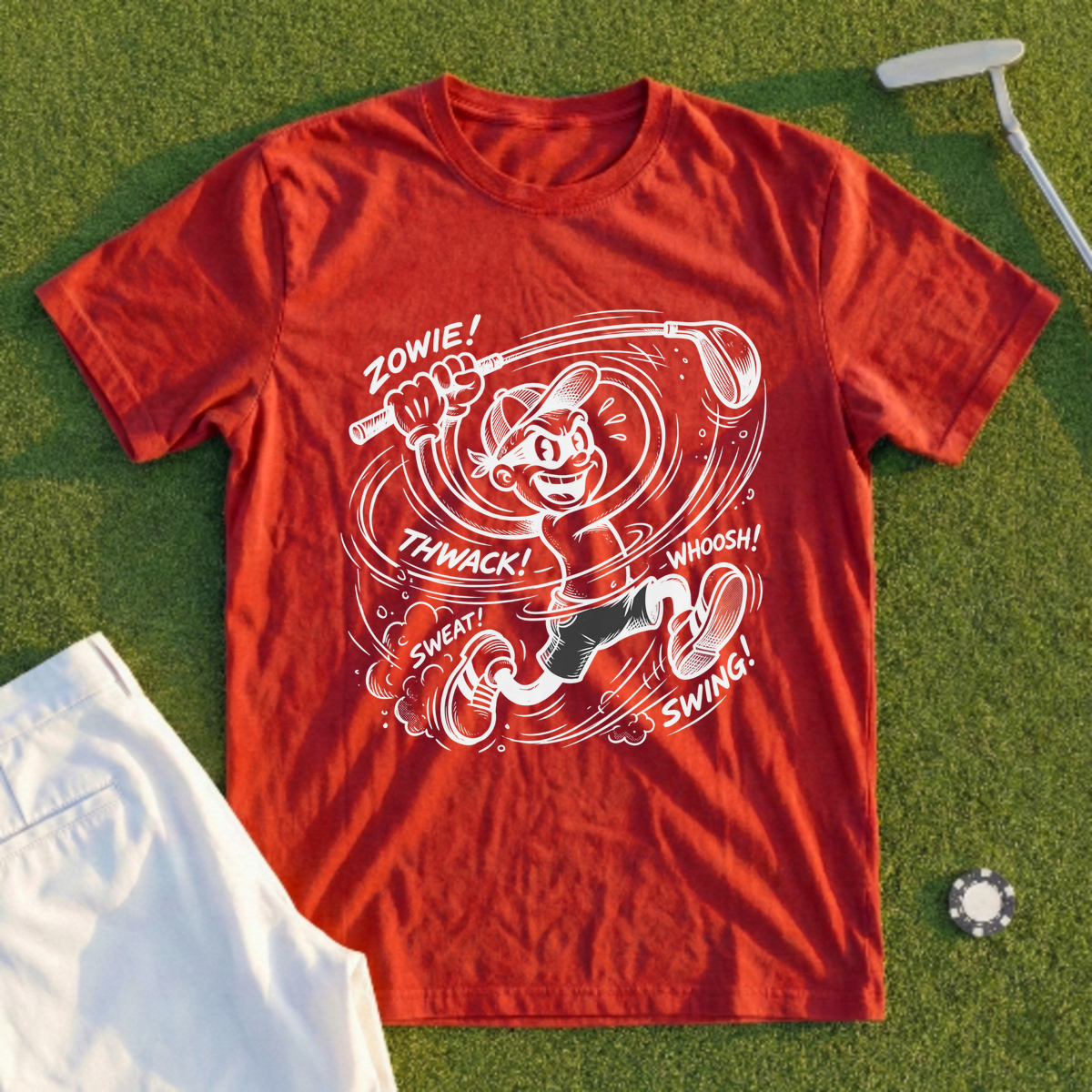 Thwack Whoosh Swing Tee
