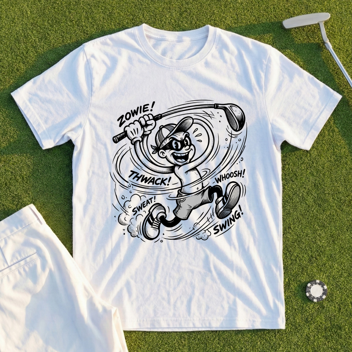 Thwack Whoosh Swing Tee