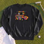 Tie Dye Golf Cart Sweatshirt