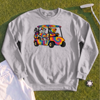 Tie Dye Golf Cart Sweatshirt