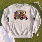 Tie Dye Golf Cart Sweatshirt