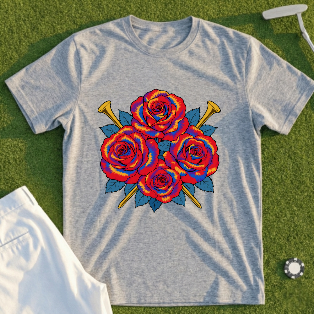 Tie Dye Roses Tee