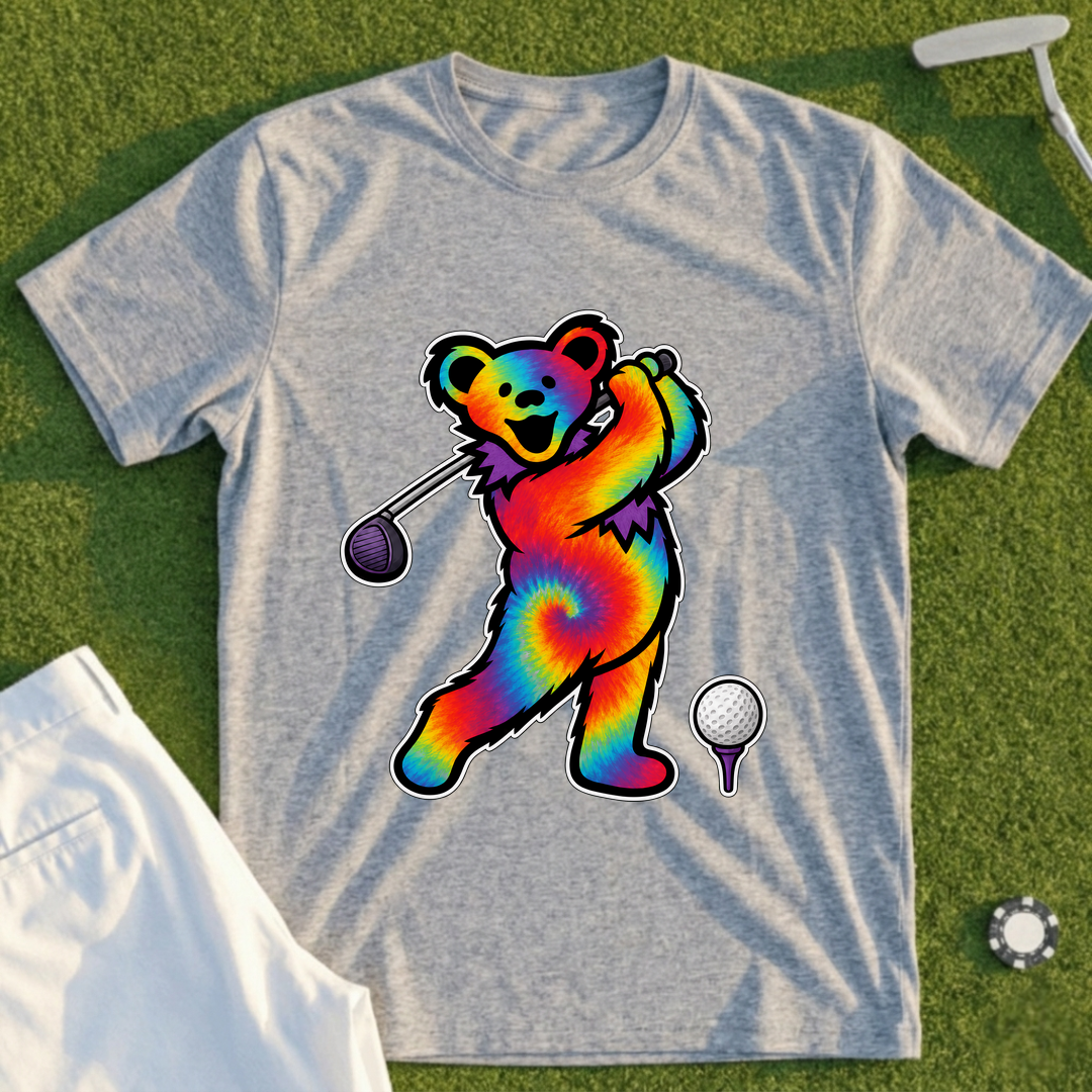 Tie Dye Swing Bear Tee