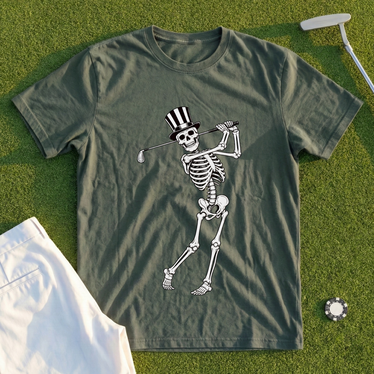 Top Hat Skeleton Tee