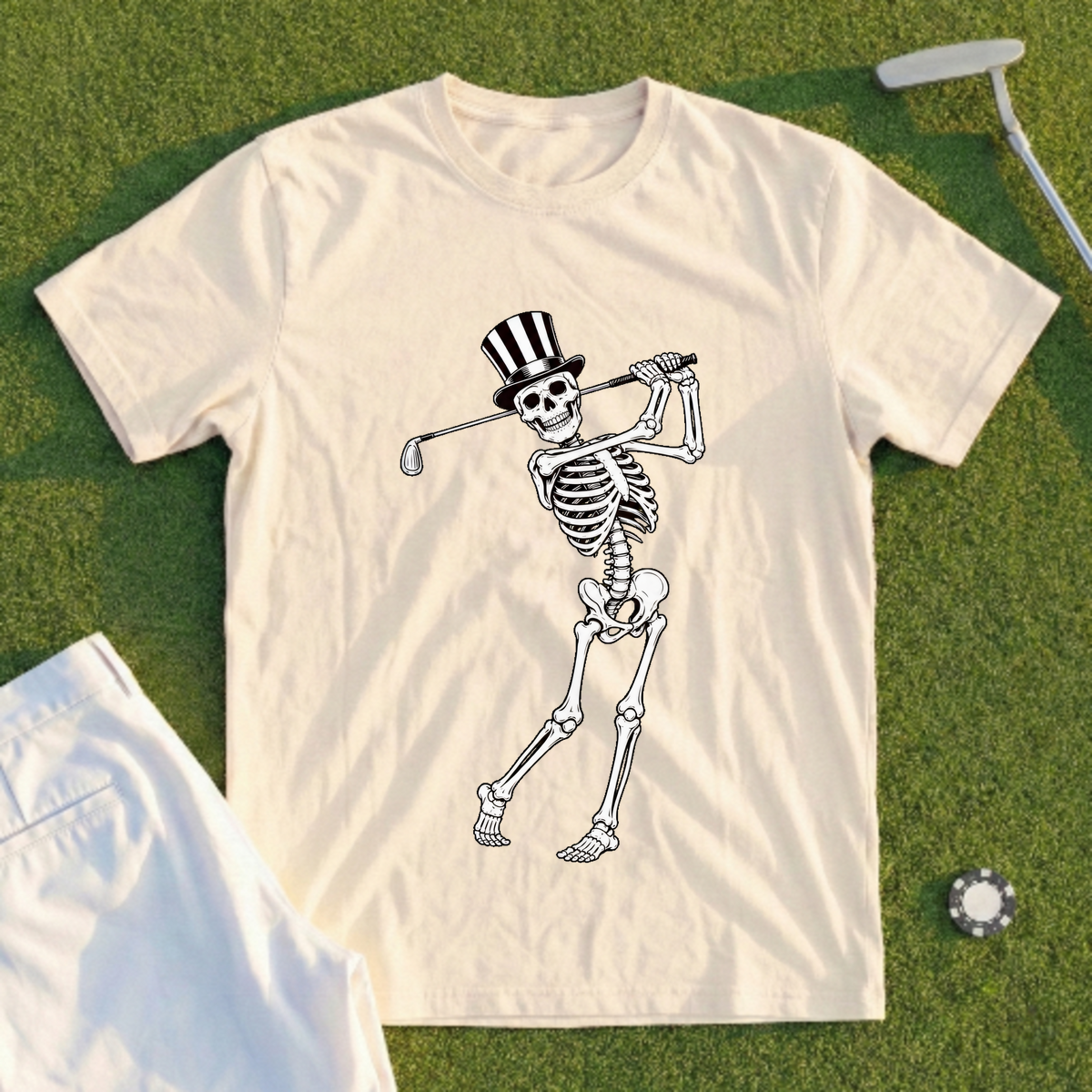 Top Hat Skeleton Tee