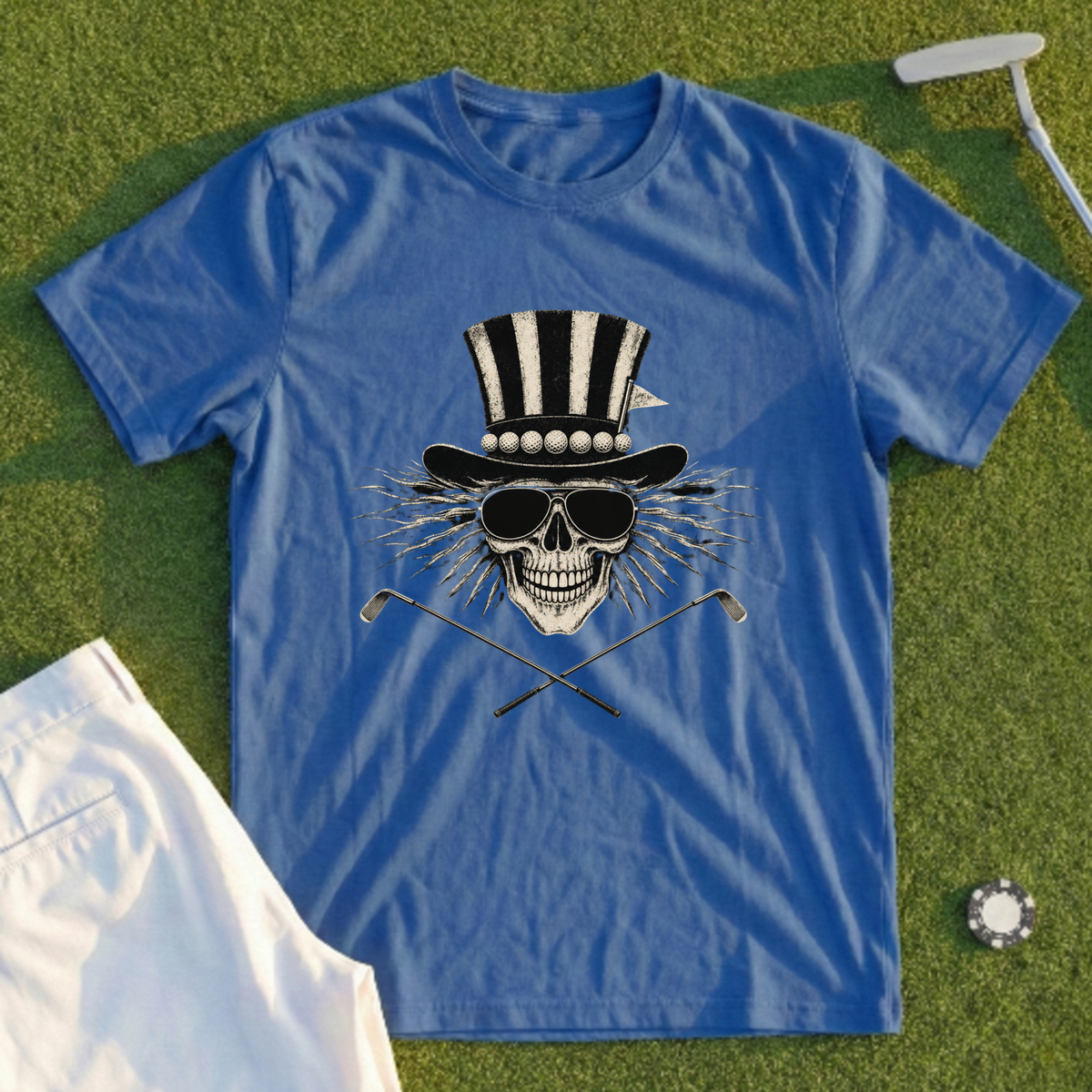 Top Hat Skull Crest Tee