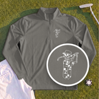 Tropical Skeleton Quarter Zip