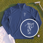 Tropical Skeleton Quarter Zip