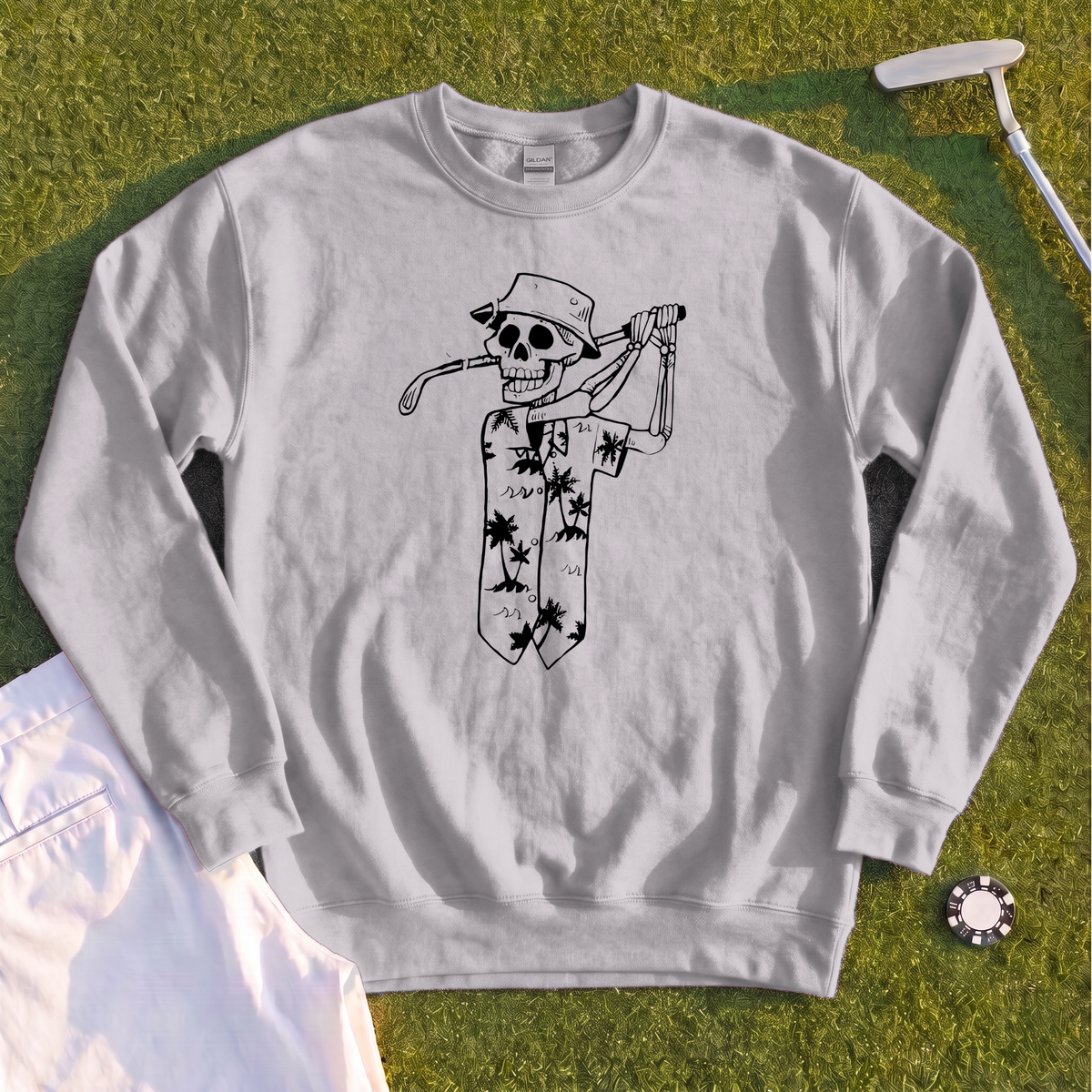 Tropical Skeleton Sweatshirt