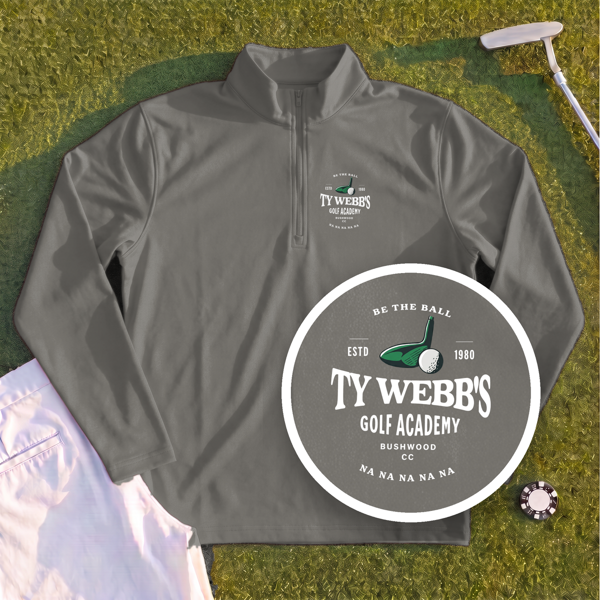 Ty Webb Golf Academy Quarter Zip