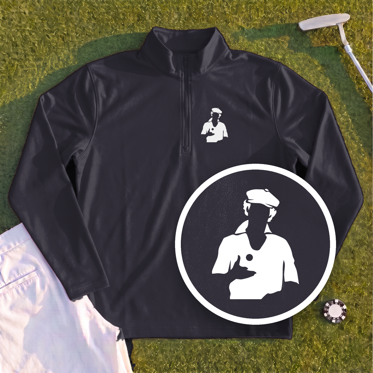 Ty Webb Silhouette Quarter Zip