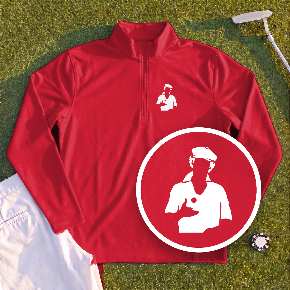 Ty Webb Silhouette Quarter Zip