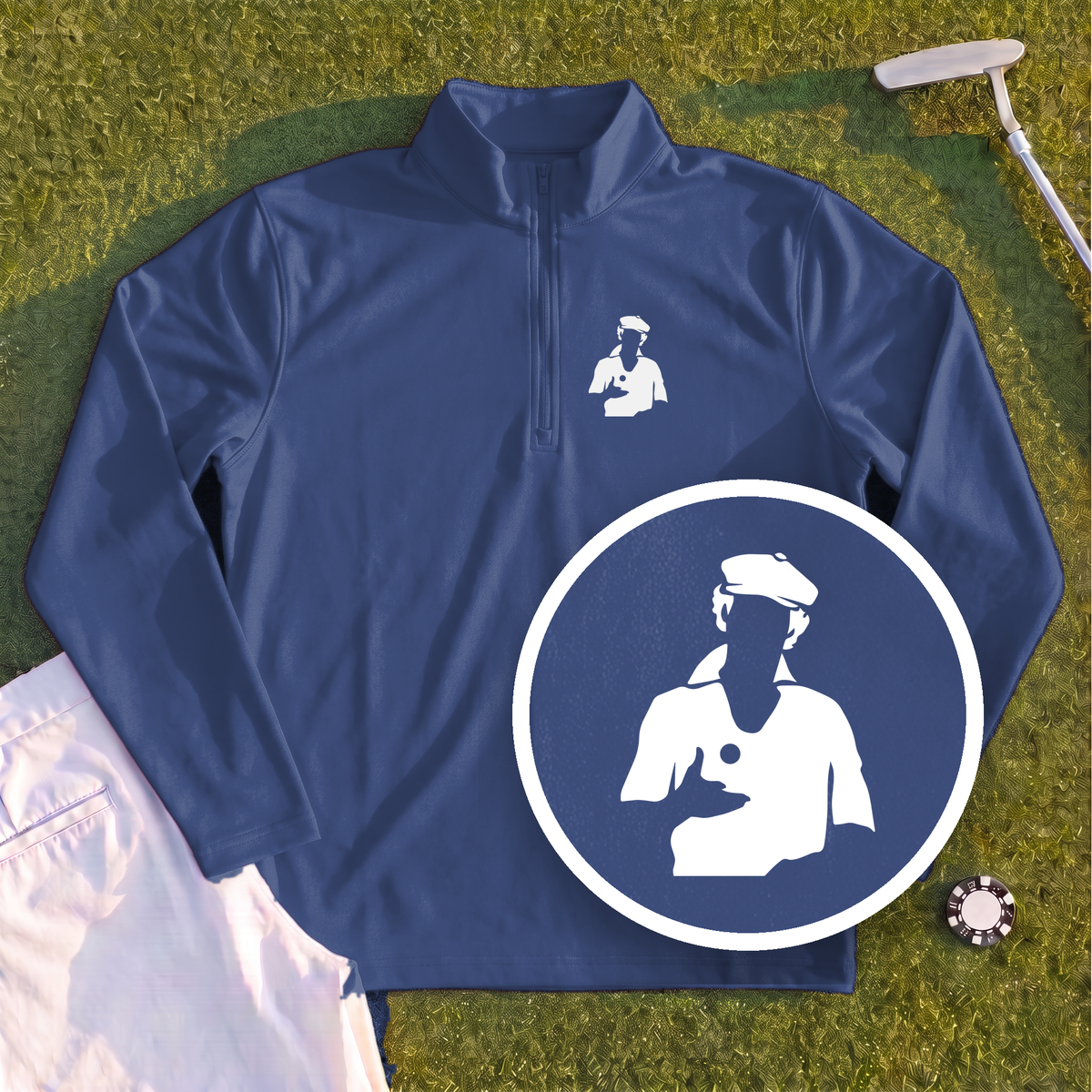 Ty Webb Silhouette Quarter Zip