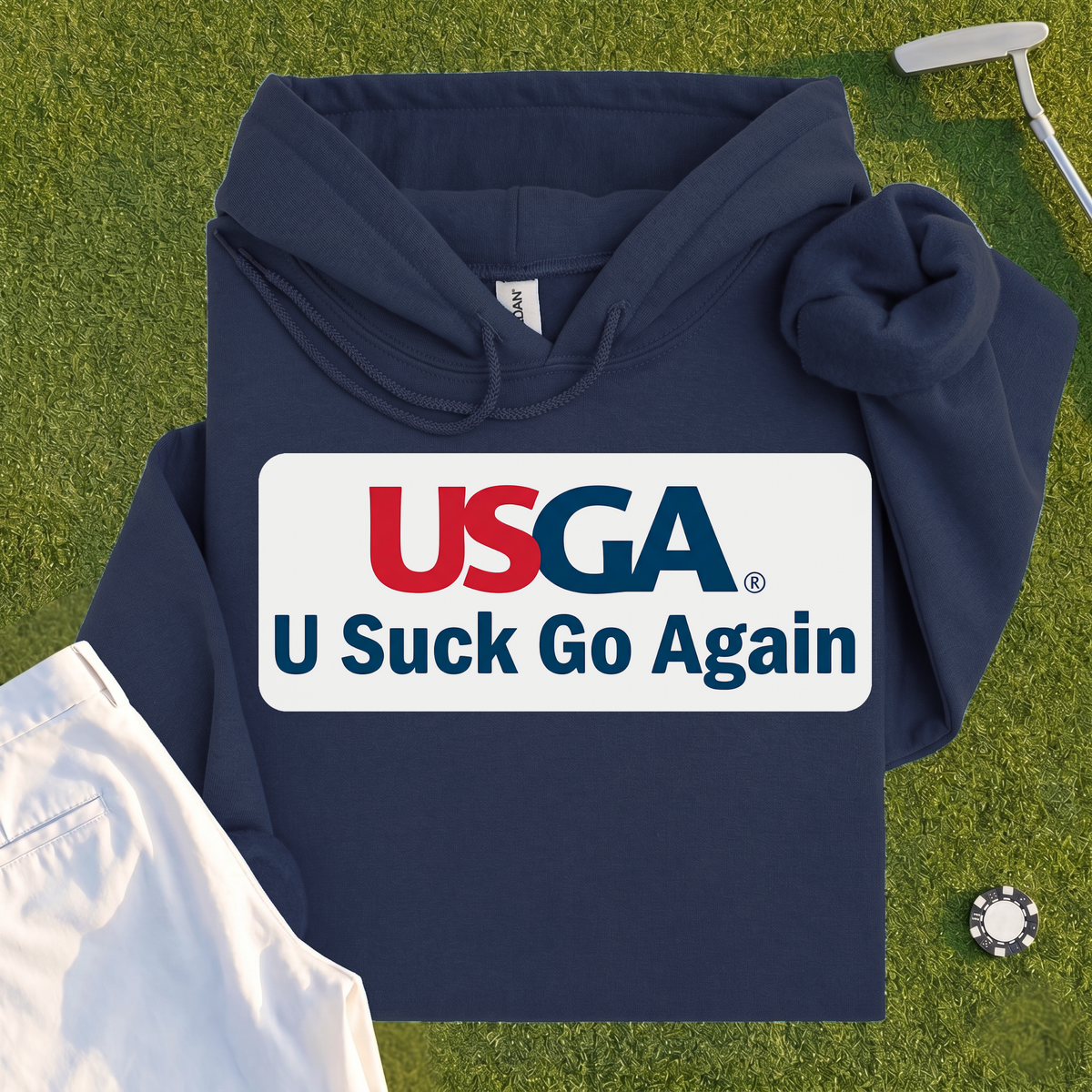 U Suck Go Again Hoodie