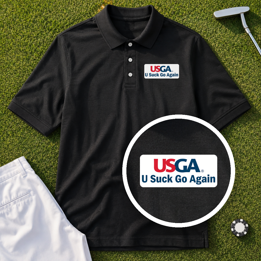 U Suck Go Again Performance Polo