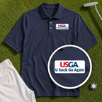 U Suck Go Again Performance Polo