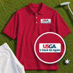 U Suck Go Again Performance Polo