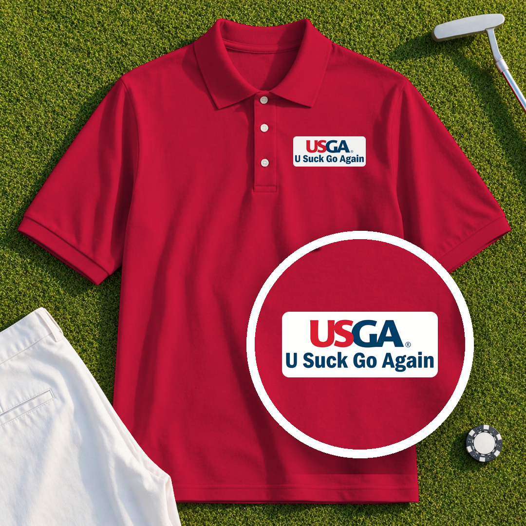 U Suck Go Again Performance Polo
