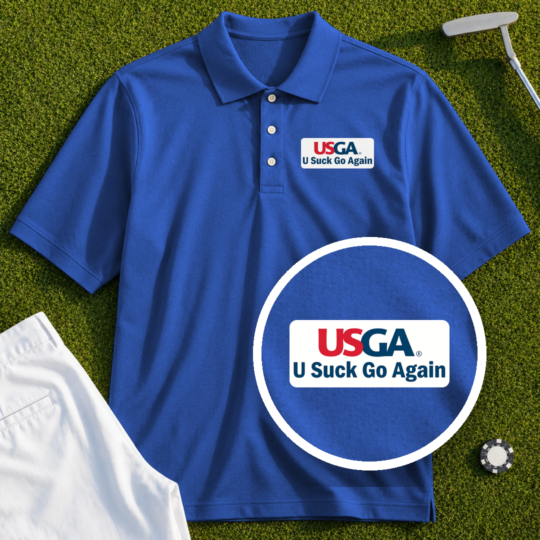 U Suck Go Again Performance Polo