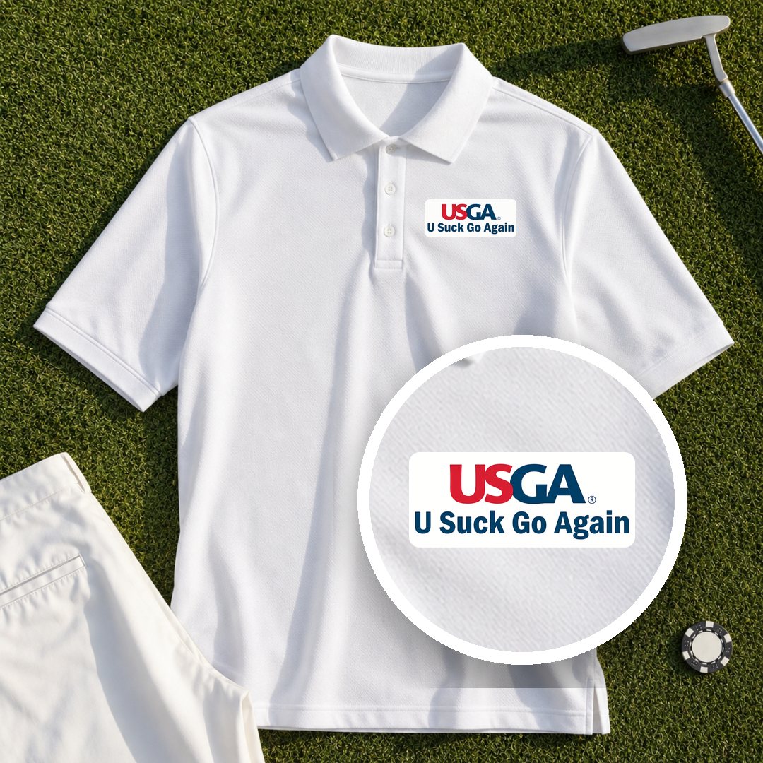 U Suck Go Again Performance Polo