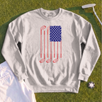 USA Flag Clubs & Balls Sweatshirt