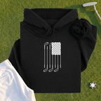 USA Flag Clubs & Stars Hoodie