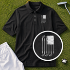 USA Flag Clubs & Stars Performance Polo