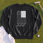 USA Flag Clubs & Stars Sweatshirt
