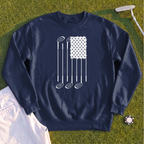 USA Flag Clubs & Stars Sweatshirt