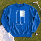 USA Flag Clubs & Stars Sweatshirt