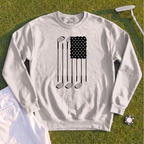 USA Flag Clubs & Stars Sweatshirt