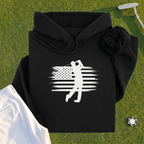 USA Flag Golfer Hoodie