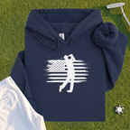 USA Flag Golfer Hoodie