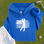 USA Flag Golfer Hoodie
