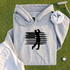 USA Flag Golfer Hoodie