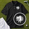 USA Flag Golfer Performance Polo